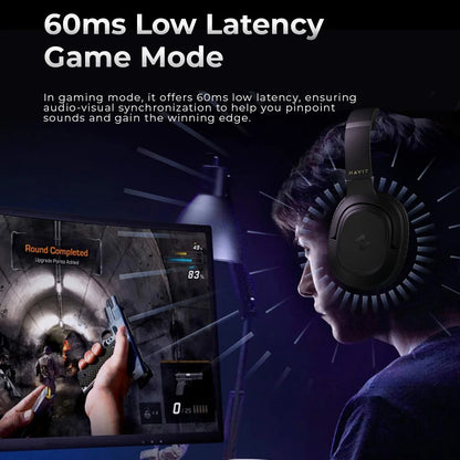 Handsfree Bluetooth HAVIT H612BT, A2DP, Zwart