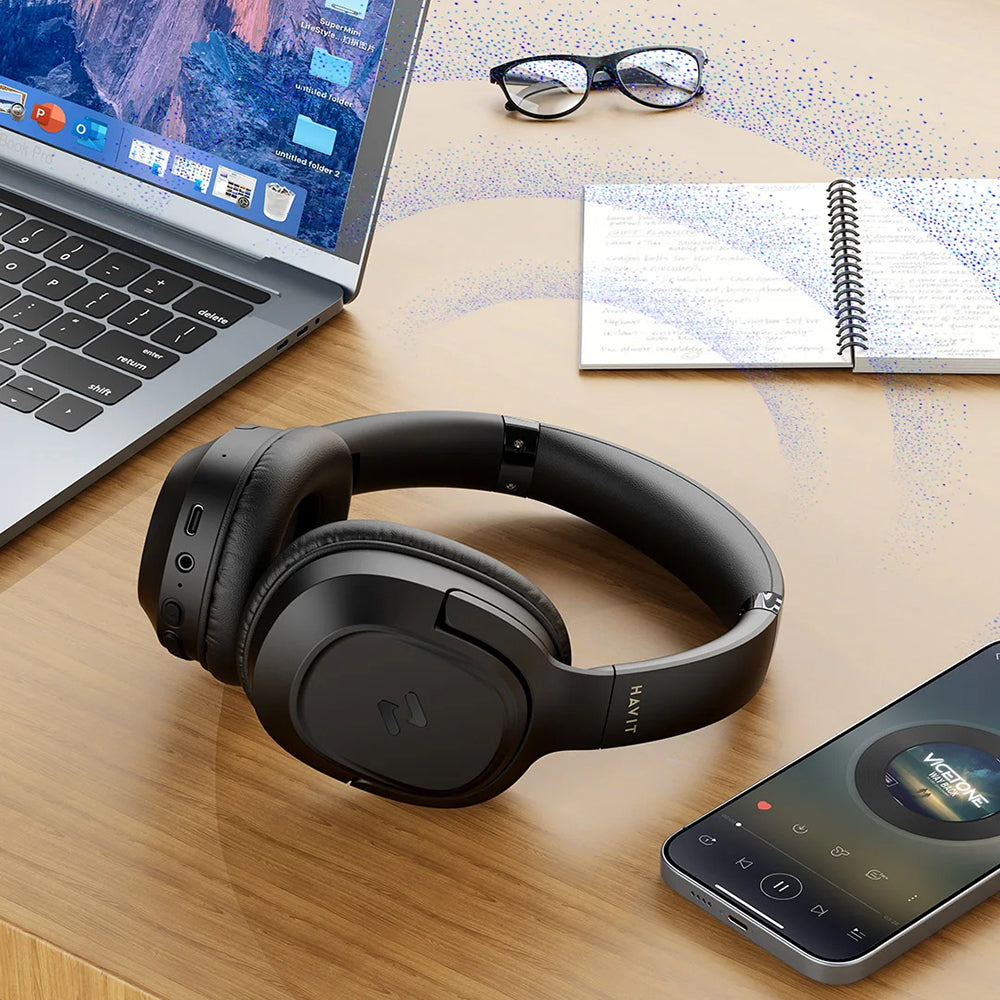 Handsfree Bluetooth HAVIT H612BT, A2DP, Zwart