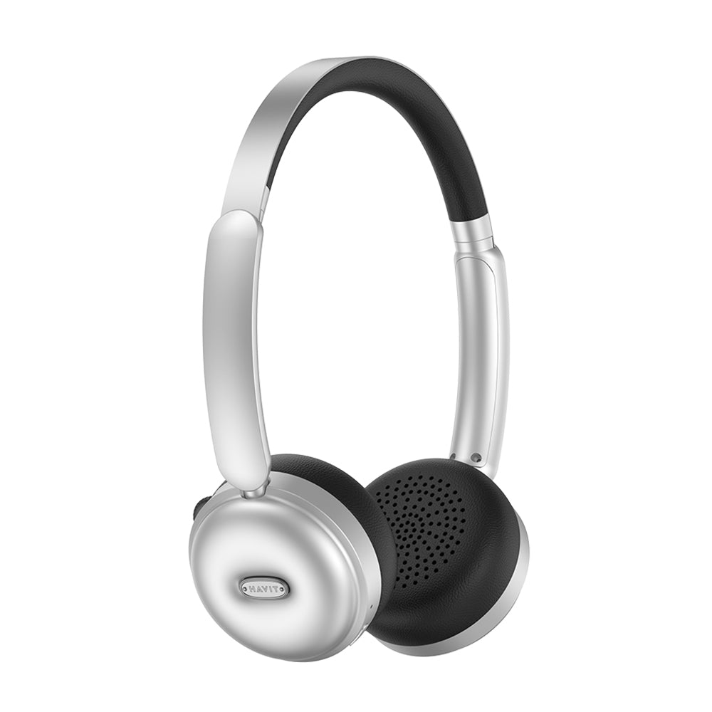 Handsfree Bluetooth HAVIT H616BT, A2DP, Zilver Zwart