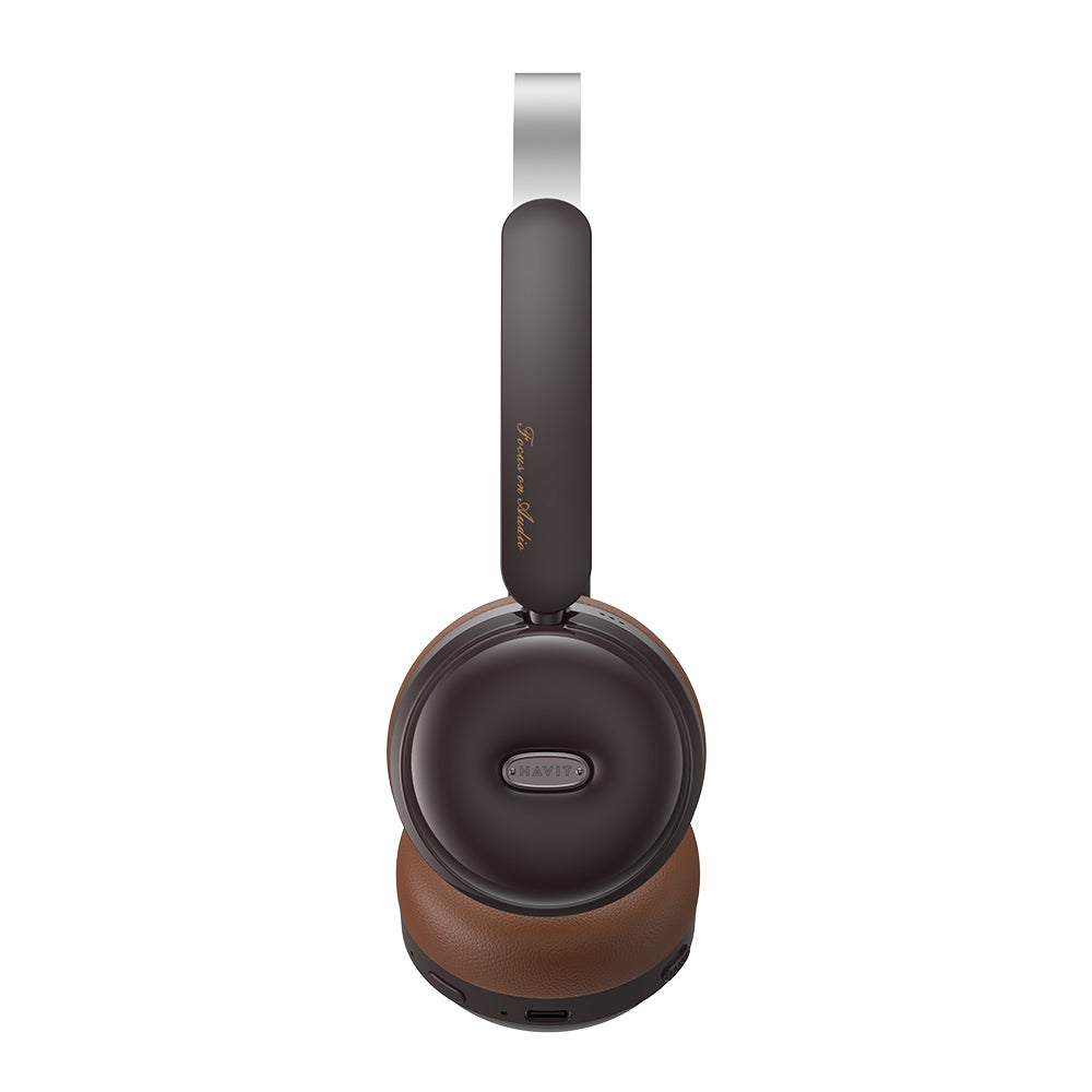 Kit mains libres Bluetooth HAVIT H616BT, A2DP, Marron