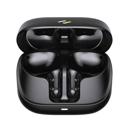 Handsfree Bluetooth HAVIT TW906 Pro, TWS, ANC, Schwarz