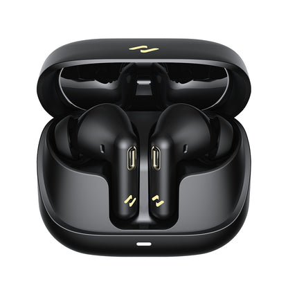 Handsfree Bluetooth HAVIT TW906 Pro, TWS, ANC, Schwarz