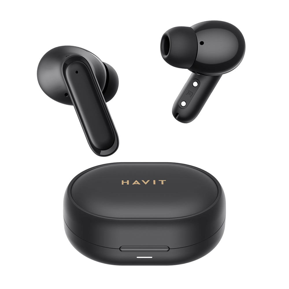Handsfree Bluetooth HAVIT TW950, TWS, Schwarz