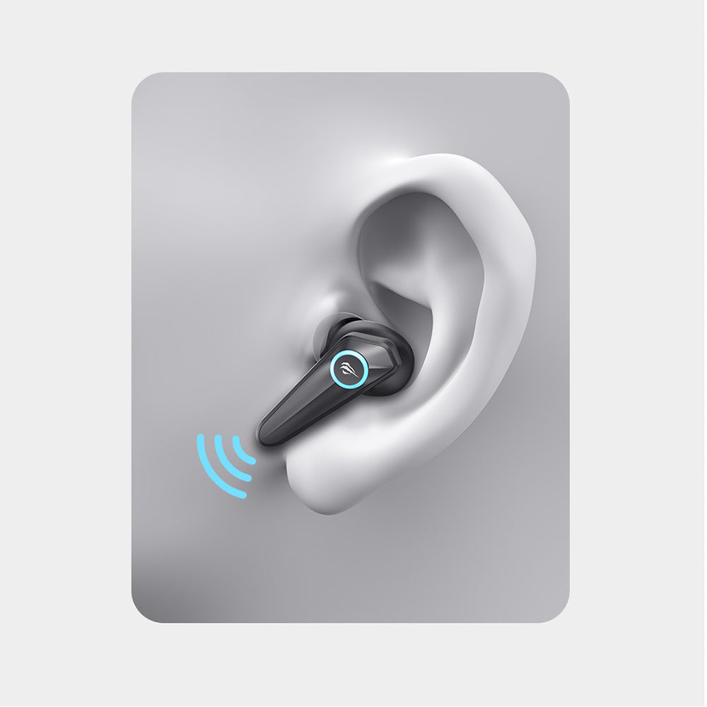 Handsfree Bluetooth HAVIT TW952 PRO RGB, TWS, Schwarz