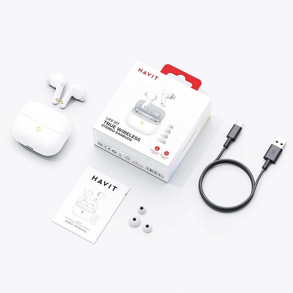 Handsfree Bluetooth HAVIT TW982, TWS, Groen