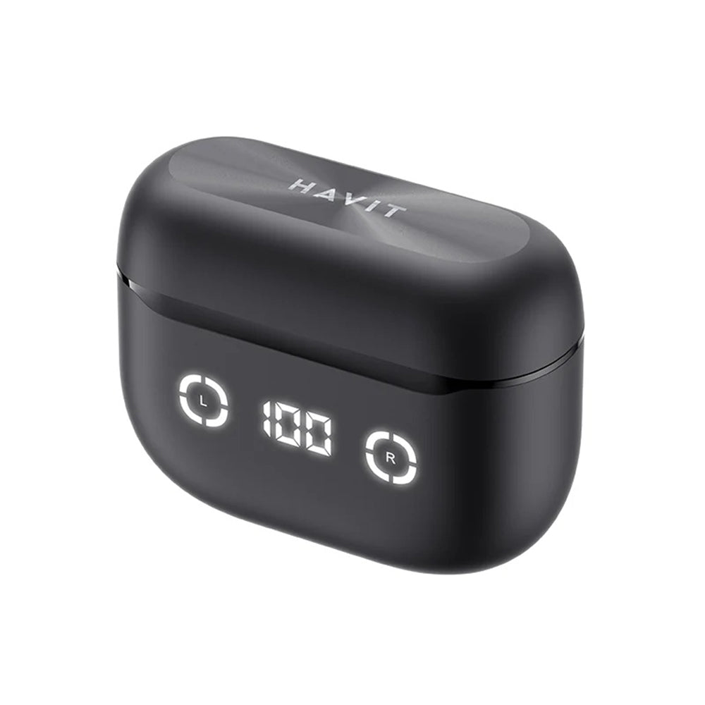 Handsfree Bluetooth HAVIT TW984, TWS, ANC, Zwart