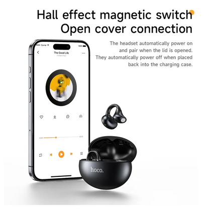 Handsfree Bluetooth HOCO EA8, TWS, Schwarz