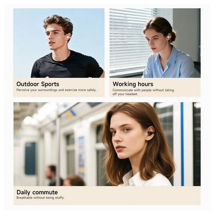 Handsfree Bluetooth HOCO EA8, TWS, Weiß