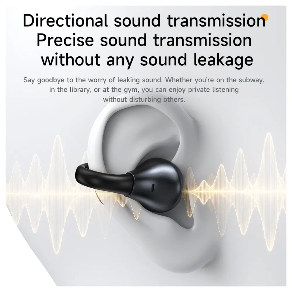 Handsfree Bluetooth HOCO EA8, TWS, Schwarz