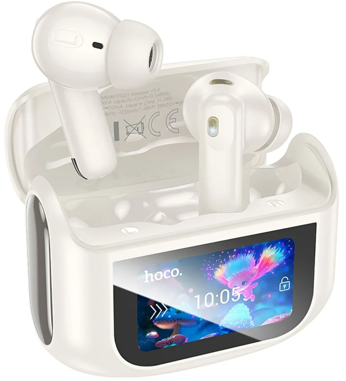 Handsfree Bluetooth HOCO EQ21, TWS, ANC, Wit
