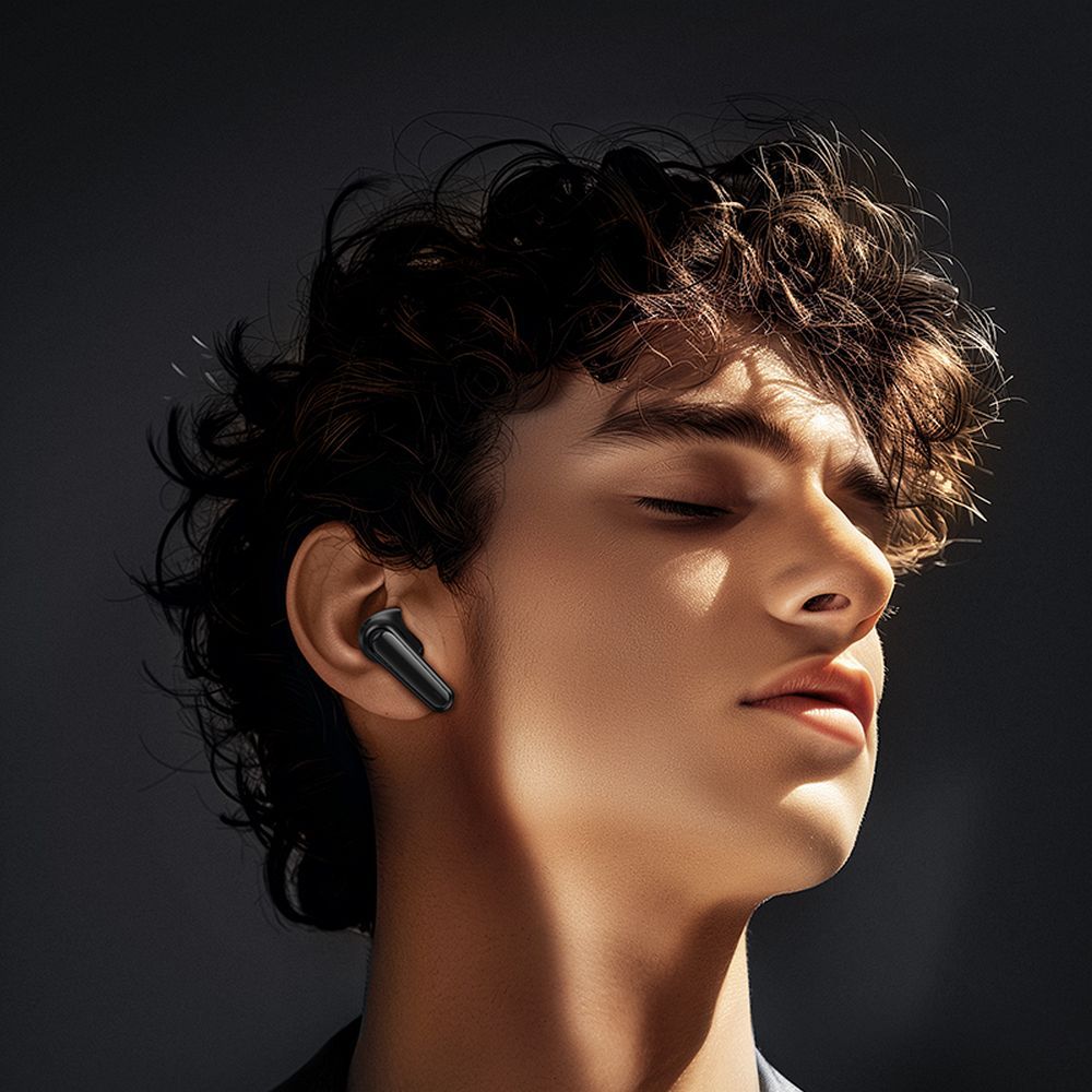 Kit mains libres Bluetooth HOCO EQ23, TWS, Noir