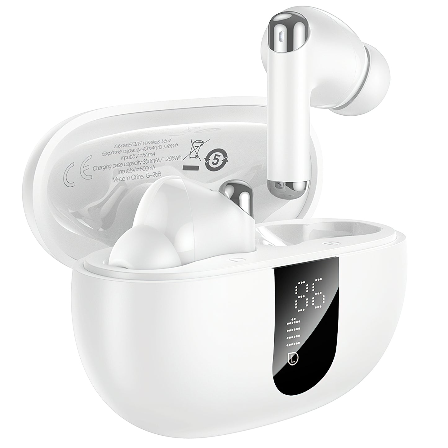 Handsfree Bluetooth HOCO EQ26, TWS, ANC, Wit