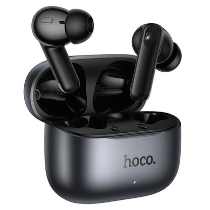 Kit mains libres Bluetooth HOCO EQ27 AI Translation, TWS, ANC, Gris