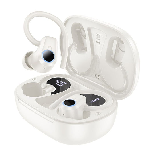 Handenvrije Bluetooth HOCO EQ8, TWS, Wit