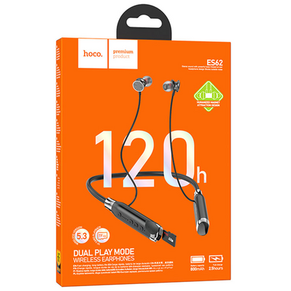 Kit mains libres Bluetooth HOCO ES62, A2DP, Noir