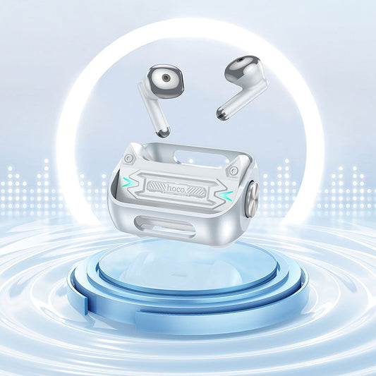 Handsfree Bluetooth HOCO EW55, TWS, Zilver