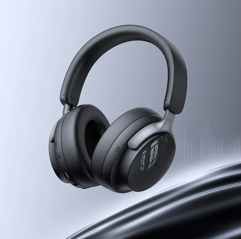 Handsfree Bluetooth HOCO W53 Plus, A2DP, ANC, Zwart