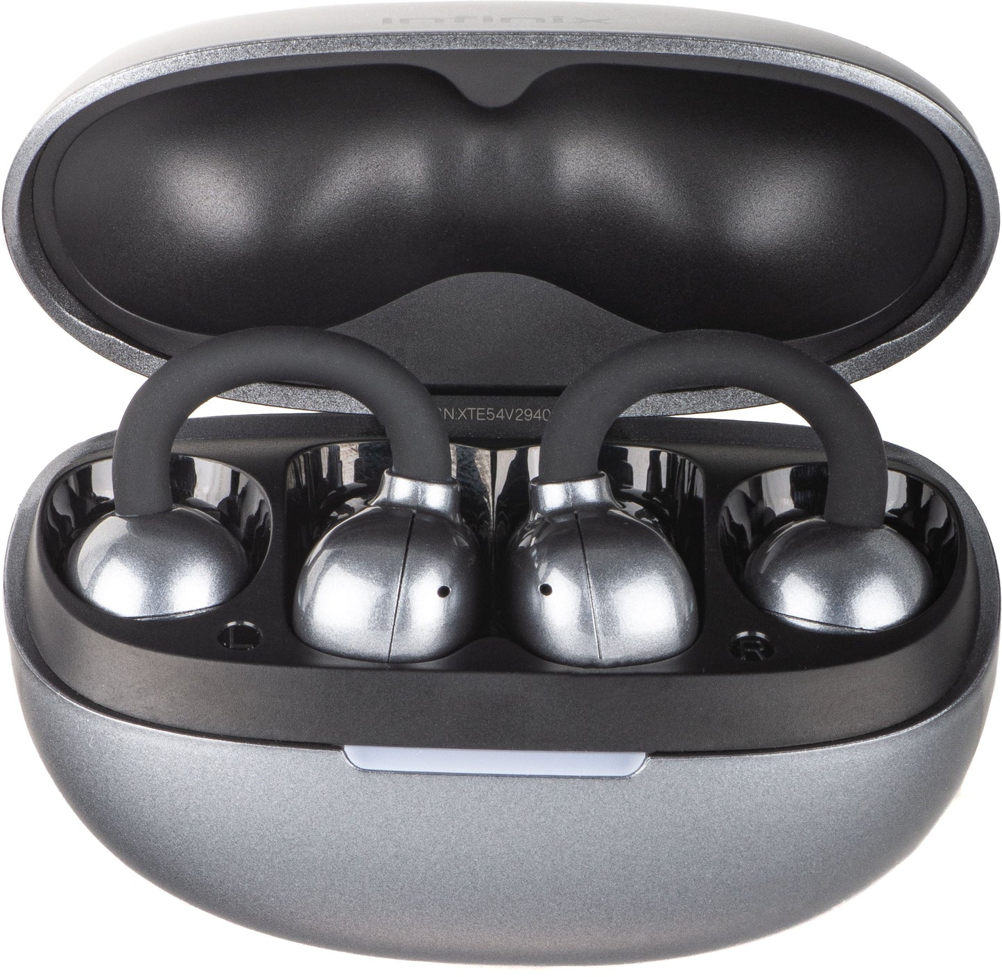 Kit mains libres Bluetooth Infinix ZCLip XEO4, TWS, Gris