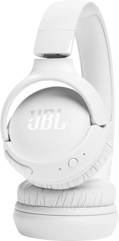 JBL Tune 520BT Bluetooth Kopfhörer | MultiPoint | Weiß | 57h Akku