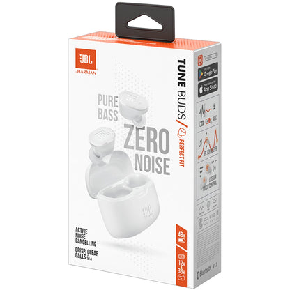 Handsfree Bluetooth JBL Tune Buds, TWS, ANC, MultiPoint, Wit JBLTBUDSWHT