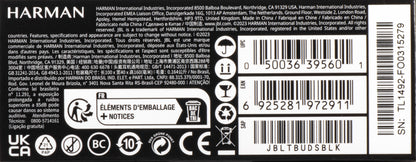 Handsfree Bluetooth JBL Tune Buds, TWS, ANC, Multipoint, Zwart JBLTBUDSBLK