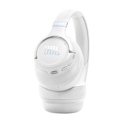 Kit mains libres Bluetooth JBL Tune 780NC, MultiPoint, A2DP, ANC, Blanc JBLT780NCWHT