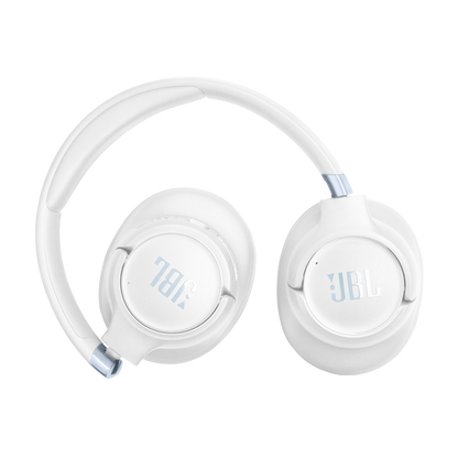 Kit mains libres Bluetooth JBL Tune 780NC, MultiPoint, A2DP, ANC, Blanc JBLT780NCWHT