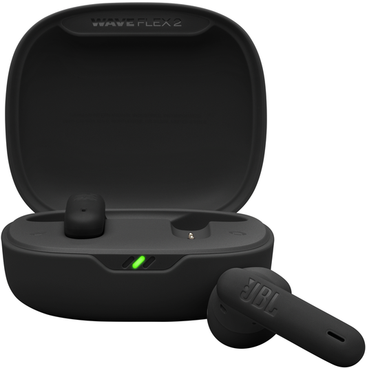 Handsfree Bluetooth JBL Wave Flex 2, TWS, ANC, MultiPoint, Zwart JBLWFLEX2BLK