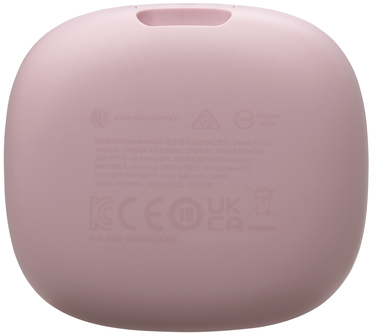 Kit mains libres Bluetooth JBL Wave Flex 2, TWS, ANC, MultiPoint, Rose JBLWFLEX2PIK
