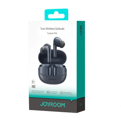 Handsfree Bluetooth Joyroom Funpods JR-FN2, TWS, ANC, Zwart