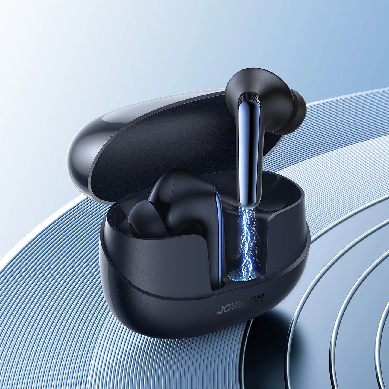 Handsfree Bluetooth Joyroom Funpods JR-FN2, TWS, ANC, Zwart