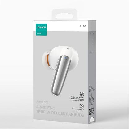Kit mains libres Bluetooth Joyroom JR-BB1, TWS, Blanc