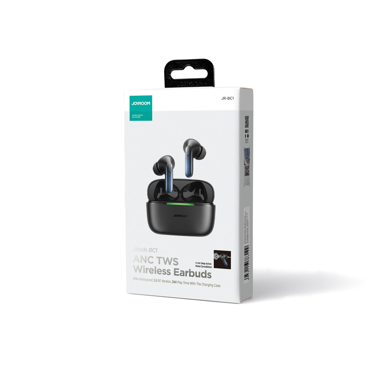 Joyroom JR-BC1 Bluetooth Handsfree, TWS, ANC, Black