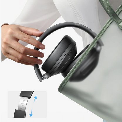 Kit mains libres Bluetooth Joyroom JR-JH2, A2DP, ANC, Noir