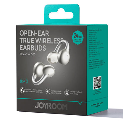 Handsfree Bluetooth Joyroom Openfree JR-OE3, TWS, Zilver