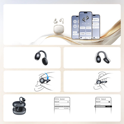 Kit mains libres Bluetooth Joyroom Openfree JR-OE3, TWS, Noir