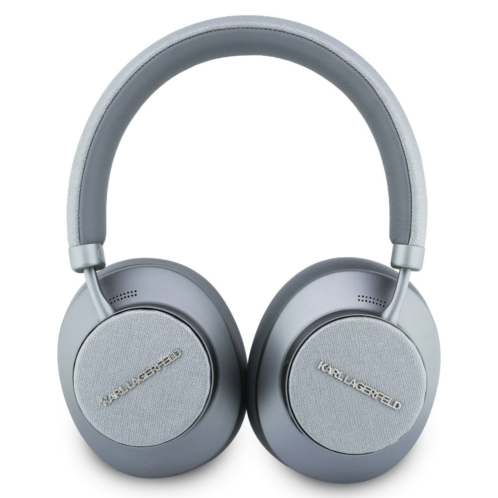 Handsfree Bluetooth Karl Lagerfeld Saffiano Elongated, A2DP, ANC, Gri