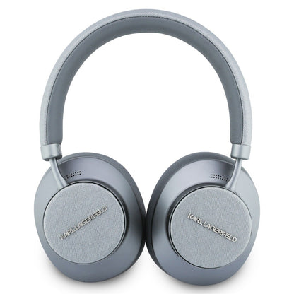 Handsfree Bluetooth Karl Lagerfeld Saffiano Elongated, A2DP, ANC, Gri