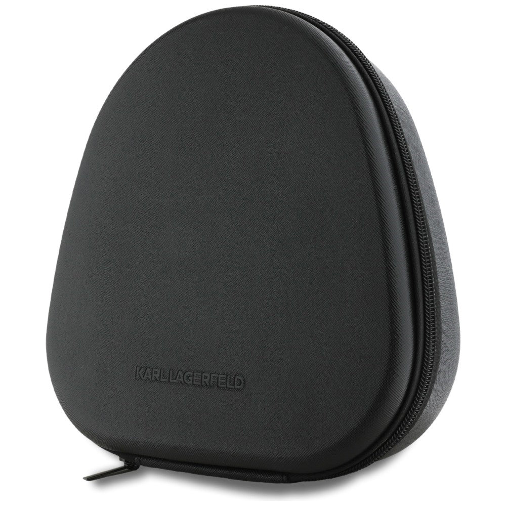 Handsfree Bluetooth Karl Lagerfeld Saffiano Elongated, A2DP, ANC, Gri