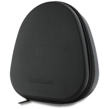 Handsfree Bluetooth Karl Lagerfeld Saffiano Elongated, A2DP, ANC, Gri