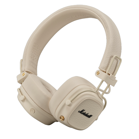 Handsfree Bluetooth Marshall Major V, A2DP, Crème, Herverpakt