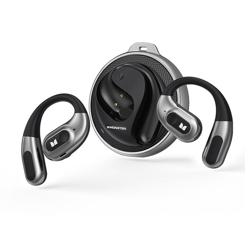Freisprecheinrichtung Bluetooth Monster AC330 AI Übersetzung, TWS, Schwarz