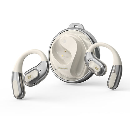 Handsfree Bluetooth Monster AC330 AI Vertaling, TWS, Wit