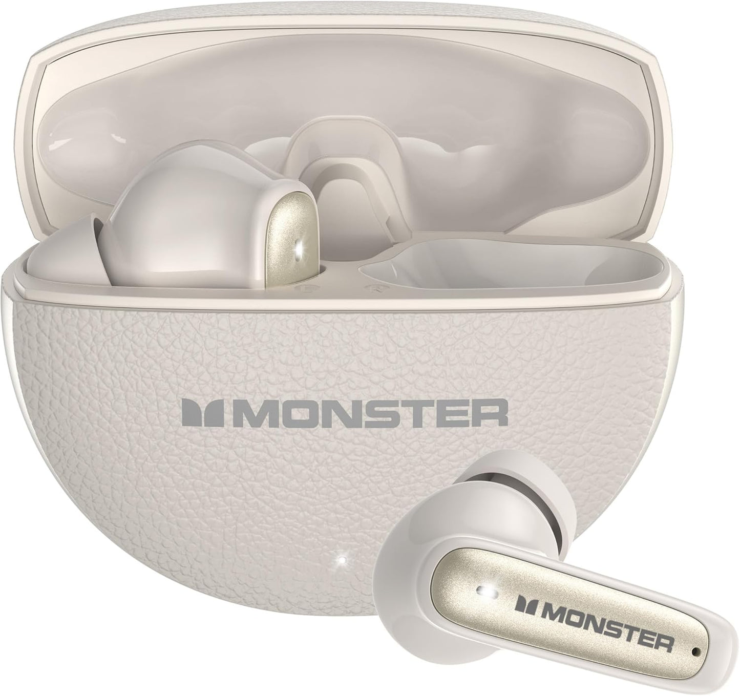 Handsfree Bluetooth Monster N-Lite 310, TWS, Lichtcrème