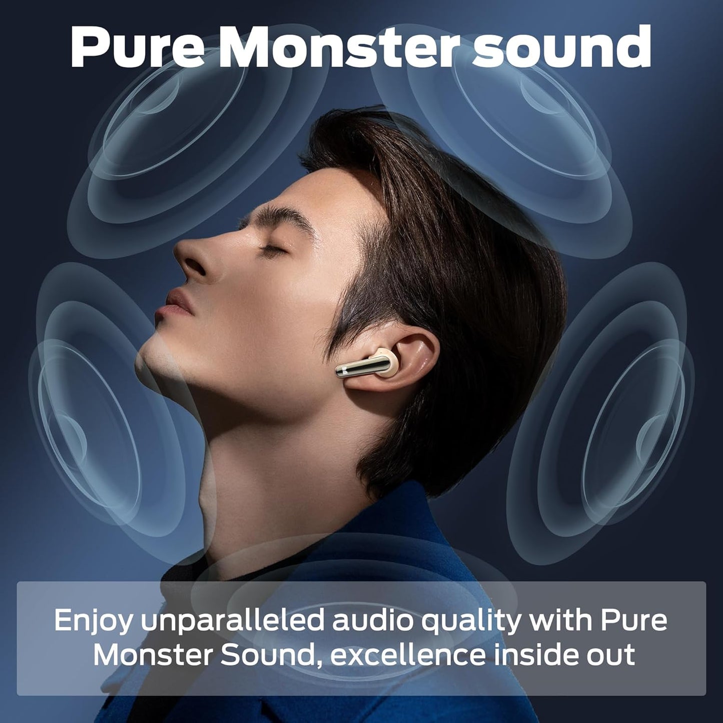 Bluetooth-Freisprecheinrichtung Monster N-Lite 203 AirLinks, TWS, Gold