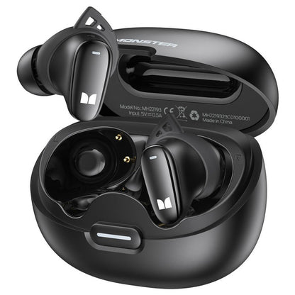 Handsfree Bluetooth Monster N-Lite 206, TWS, Zwart