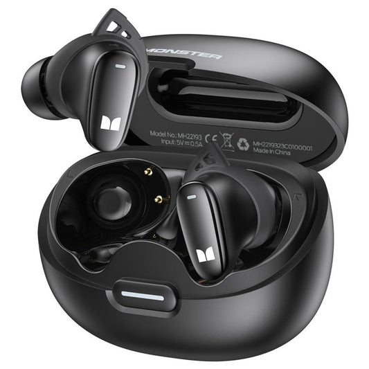 Bluetooth-Headset Monster N-Lite 206, TWS, Schwarz