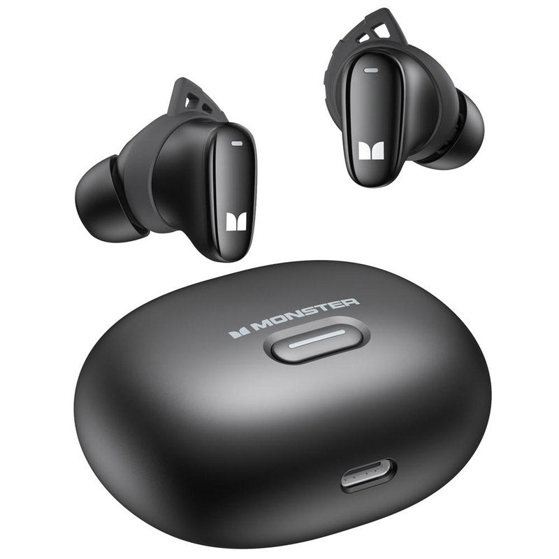 Handsfree Bluetooth Monster N-Lite 206, TWS, Zwart