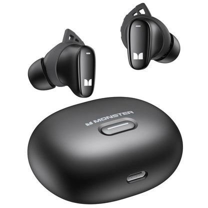 Handsfree Bluetooth Monster N-Lite 206, TWS, Zwart