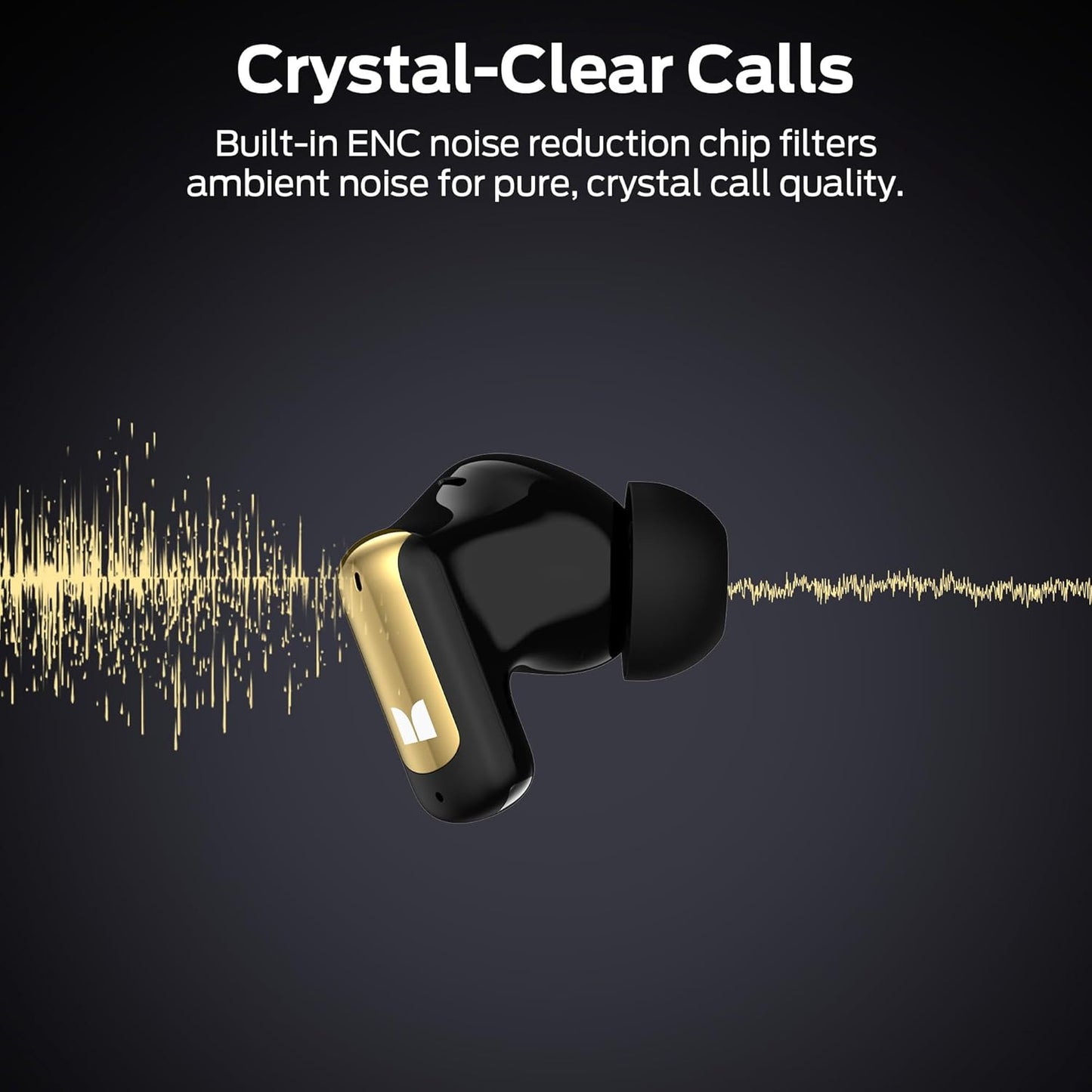 Handsfree Bluetooth Monster N-Lite 217, TWS, Zwart